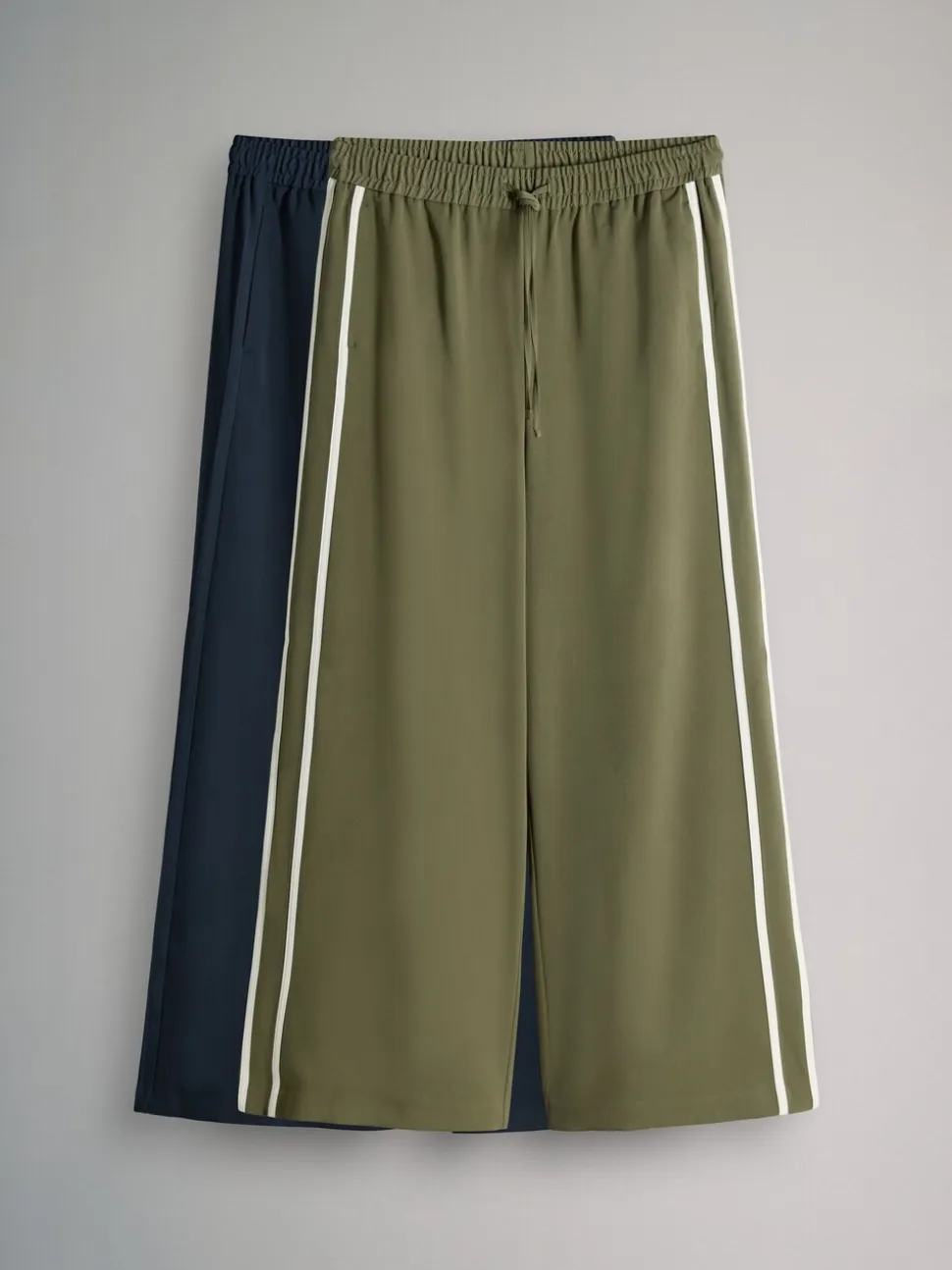 The Set Wide Leg Side Stripe Trackpants 2 Pack