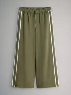 The Set Wide Leg Side Stripe Trackpants 2 Pack
