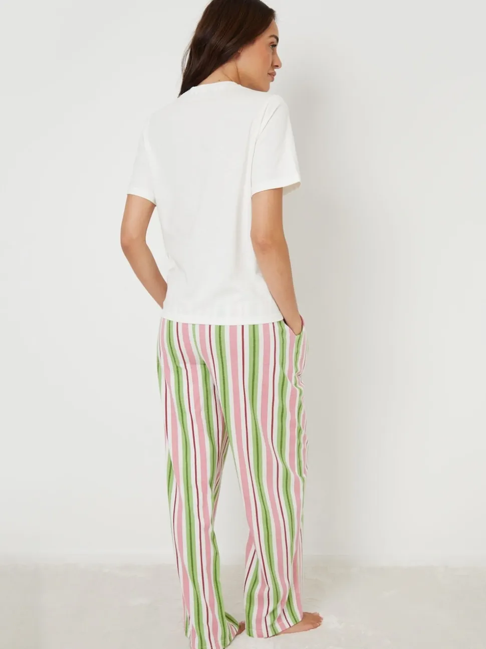 Threadbare Graphic Print Short Sleeve Pyjamas Set