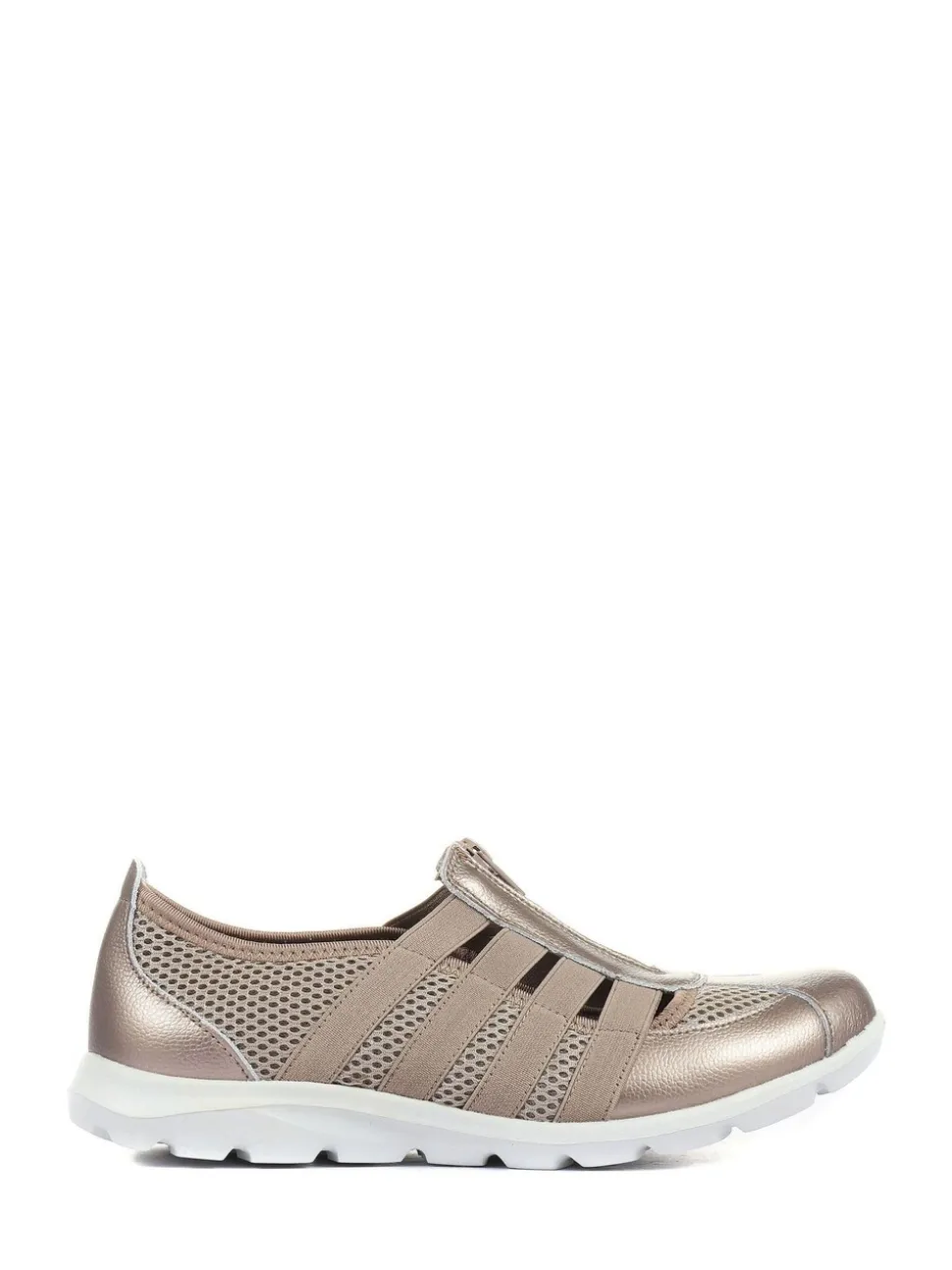 Tin - Pavers leren dames instap schoenen met wijde pasvorm