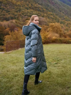 Tingrijs - Seraphine Lange 3-In-1 Zwangerschaps- en Draagjas Puffa Coat