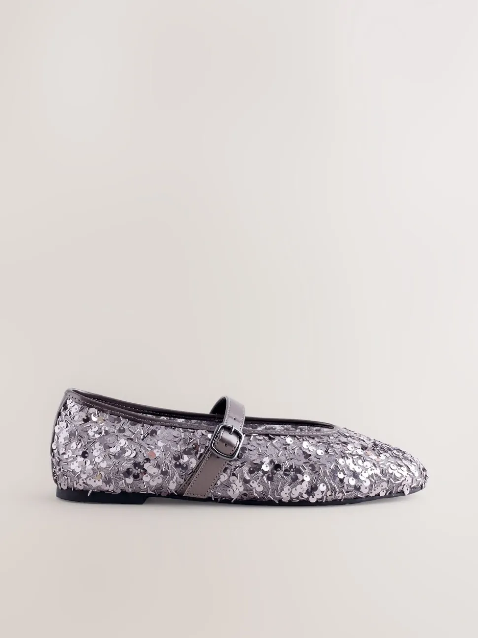 Tinkleurig met lovertjes - Mary Jane-schoenen met versierde pailletten van Forever Comfort®