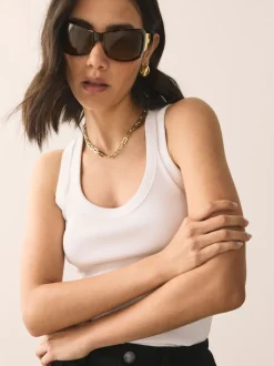 Tortoise bruin - Wrap Around Sunglasses