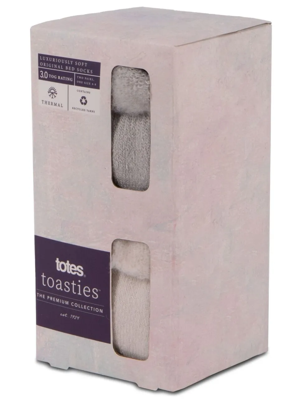 Totes geborstelde thermische bedsokken voor dames set van 2