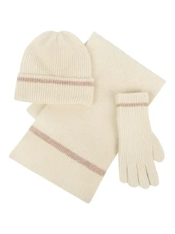 Totes Toasties Ladies Knitted Hat Scarf and Gloves Gift Set