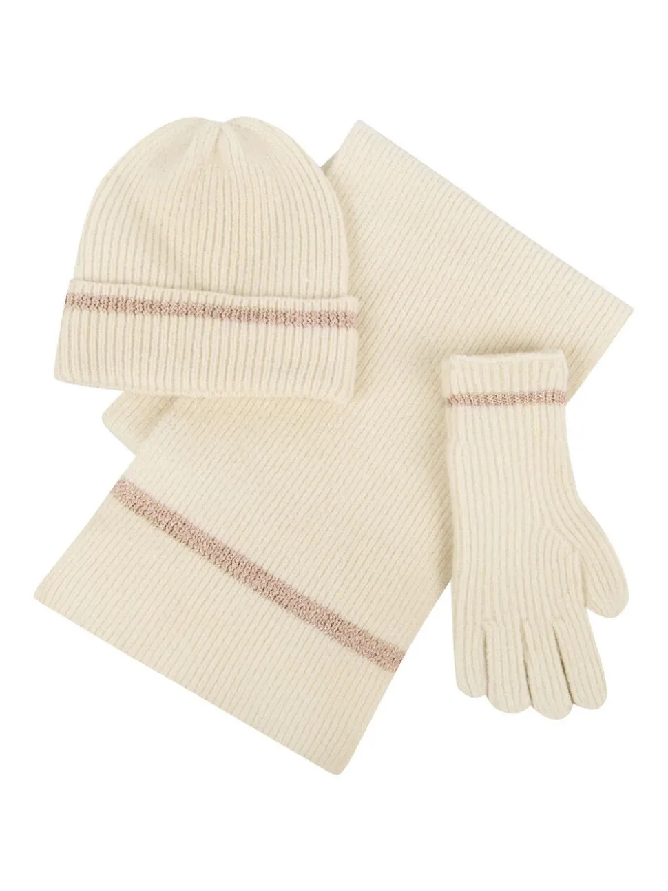 Totes Toasties Ladies Knitted Hat Scarf and Gloves Gift Set