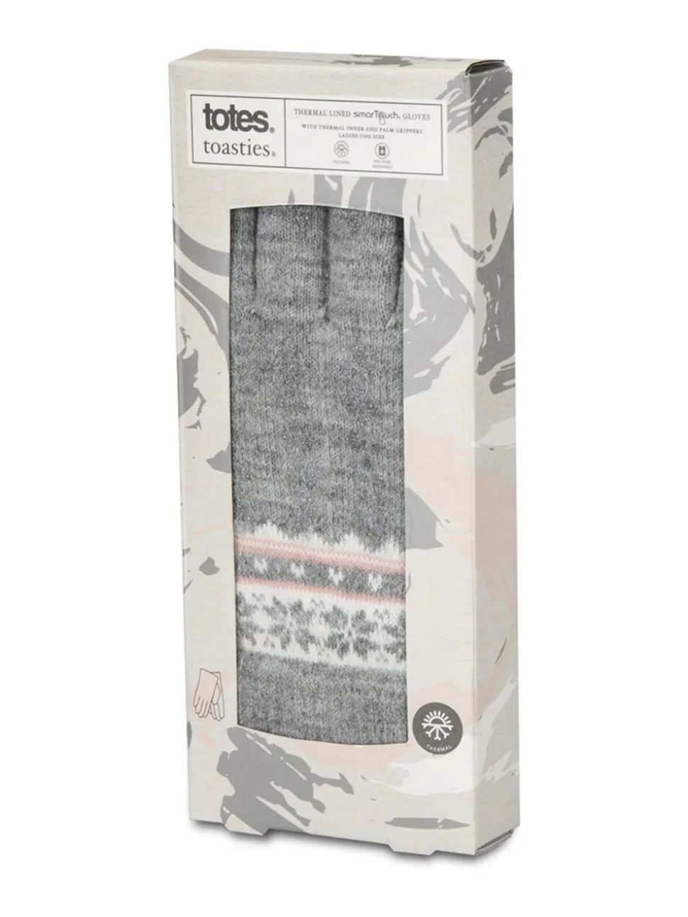 Totes Toasties Ladies Stretch Knitted SmarTouch Gloves