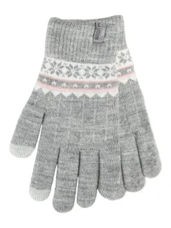 Totes Toasties Ladies Stretch Knitted SmarTouch Gloves