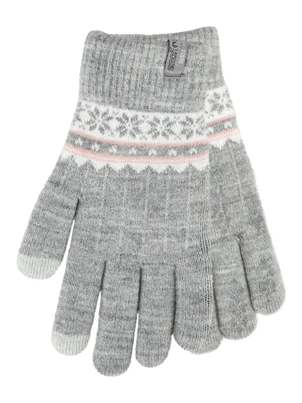 Totes Toasties Ladies Stretch Knitted SmarTouch Gloves