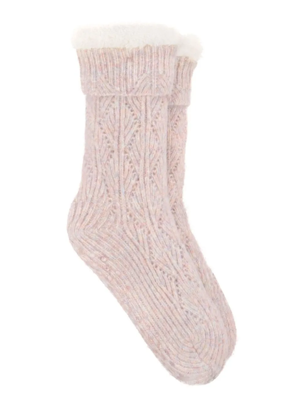 Totes Toasties Ladies Texture Slipper Socks