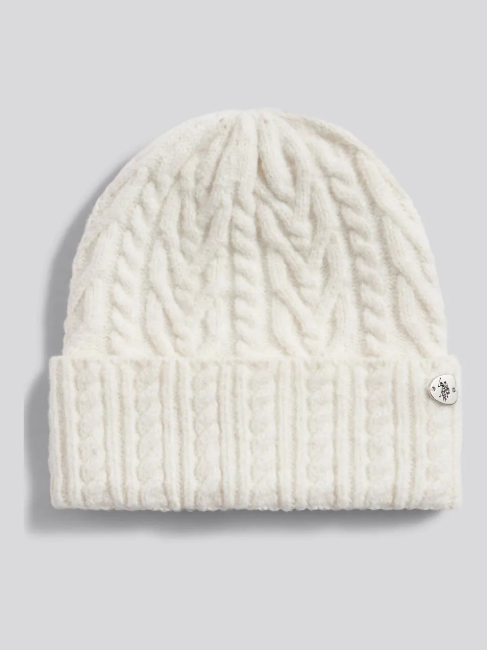 U.S. Polo Assn Aran Cable Knit Beanie