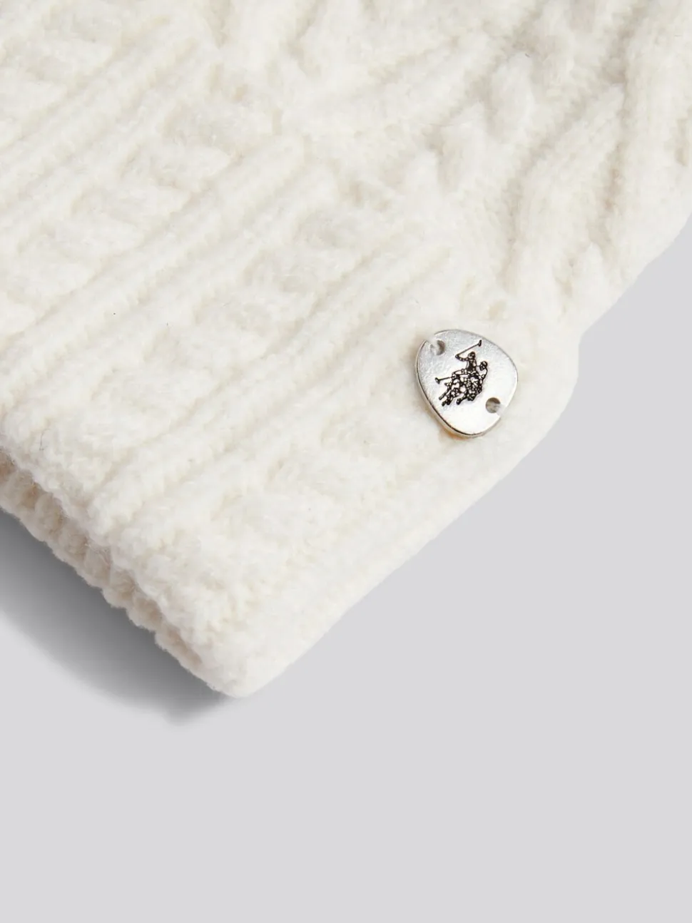 U.S. Polo Assn Aran Cable Knit Beanie