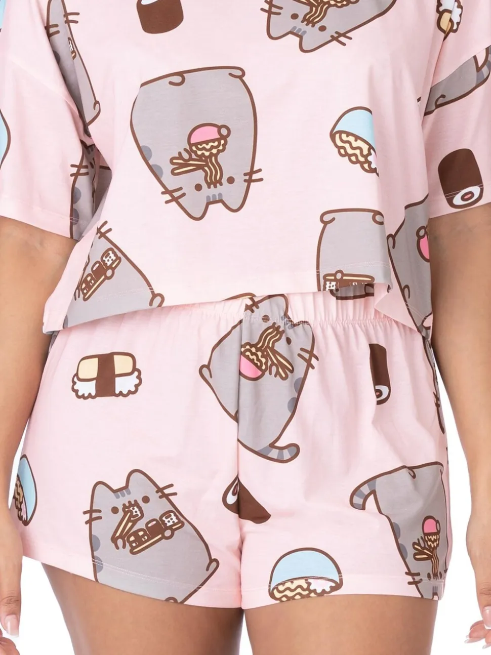 Vanilla Underground - Pusheen gelicenseerde shortpyjama voor dames