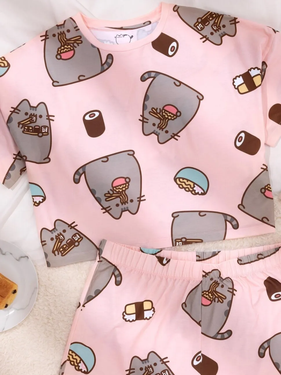 Vanilla Underground - Pusheen gelicenseerde shortpyjama voor dames