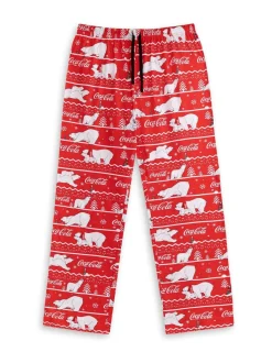 Vanilla Underground Coca Cola Logo Short Sleeve Long Leg Pyjamas Set