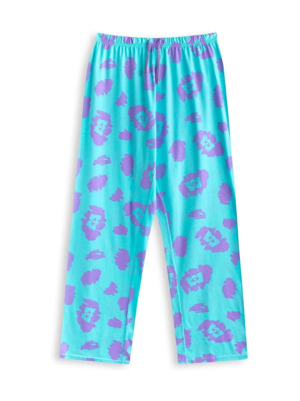 Vanilla Underground Disney Monsters Inc - Meerkleurige damespyjamaset met korte mouwen en lange pijpen van 100% katoen