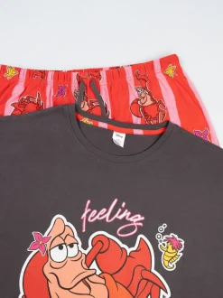 Vanilla Underground Disney The Little Mermaid Sebastian Short Sleeve Long Leg Pyjamas Set