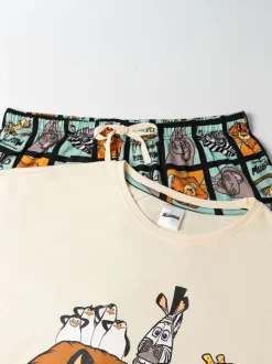 Vanilla Underground Madagascar Cotton Short Sleeve Long Leg Pyjamas Set