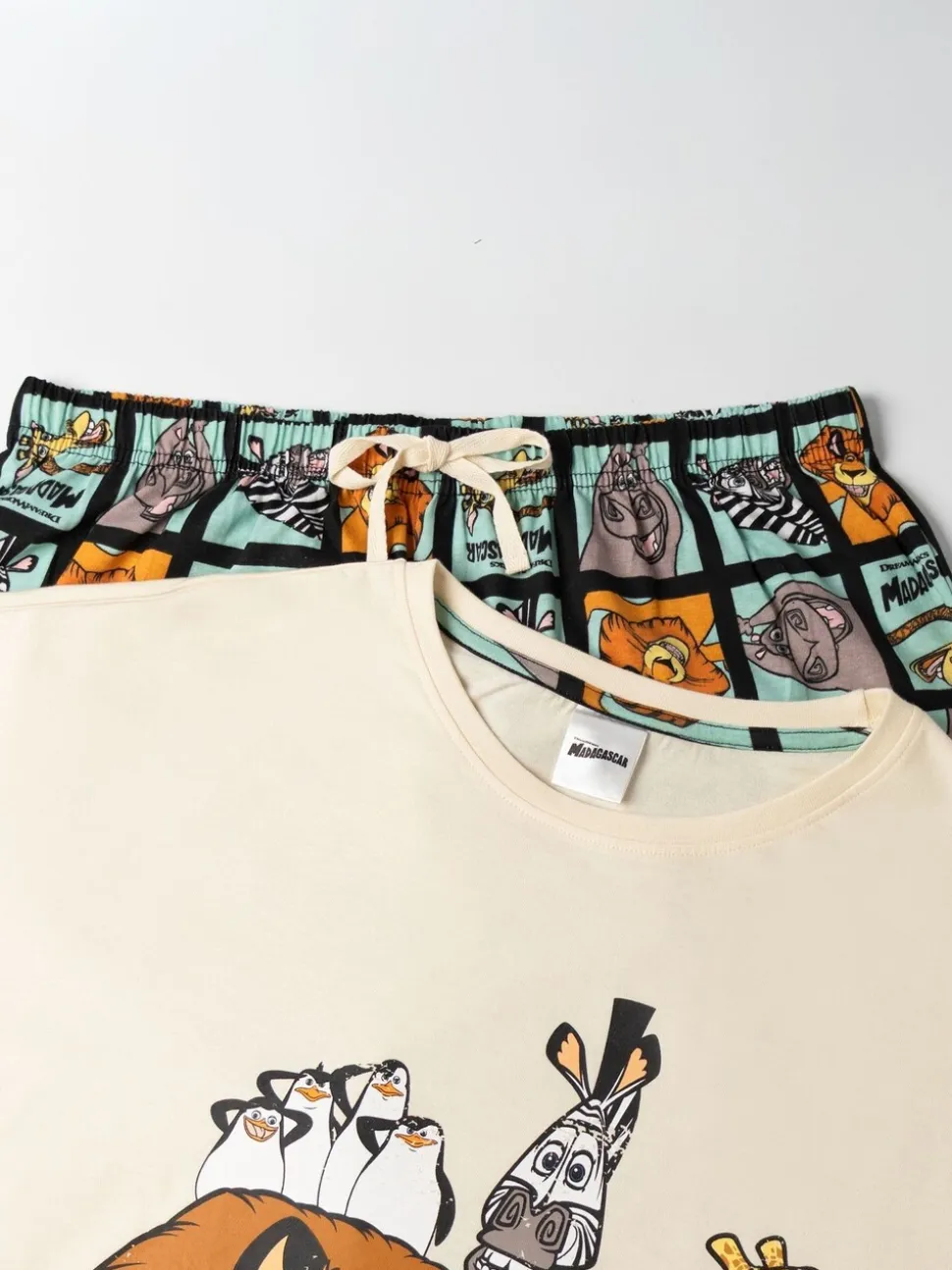 Vanilla Underground Madagascar Cotton Short Sleeve Long Leg Pyjamas Set
