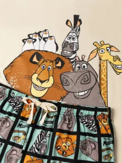 Vanilla Underground Madagascar Cotton Short Sleeve Long Leg Pyjamas Set