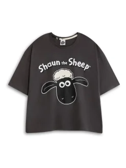 Vanilla Underground Shaun The Sheep Character Short Sleeve Long Leg Pyjamas Set