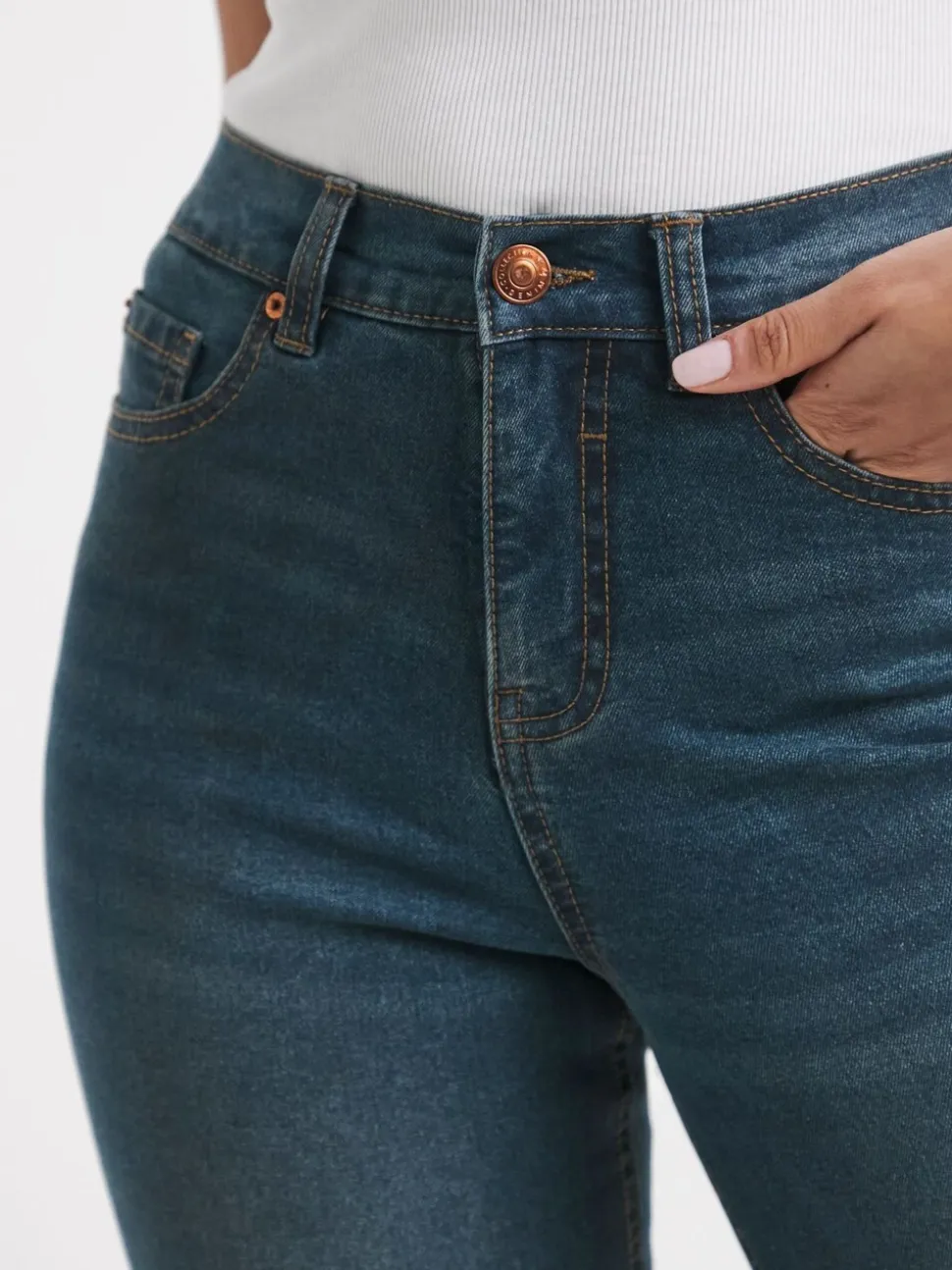 Vintage blauw - Simply Be - Skinny 24/7 jeans