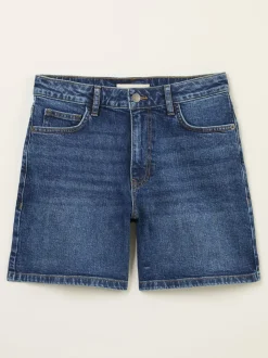 Vintage donkerblauw - FatFace Harlyn denim shorts