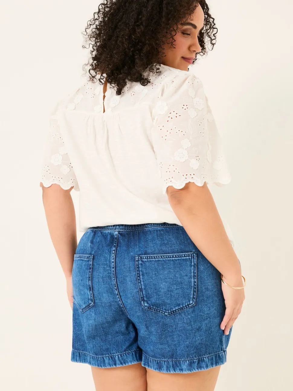 Vintage donkerblauw - FatFace Drawstring Short