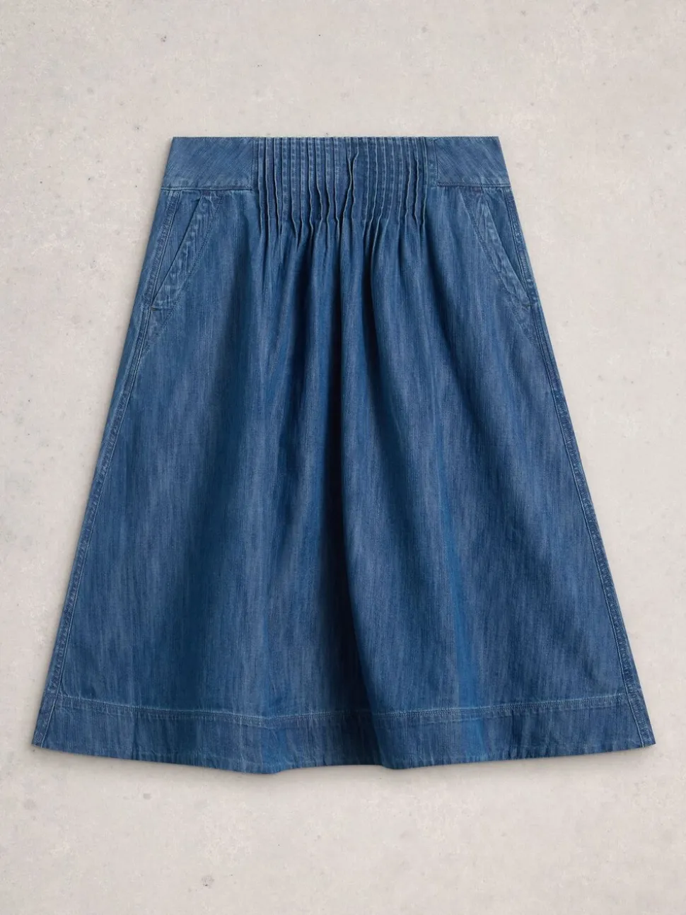 White Stuff Charlotte midirok van denim