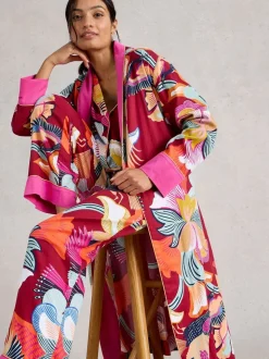 White Stuff Nina Woven Dressing Gown