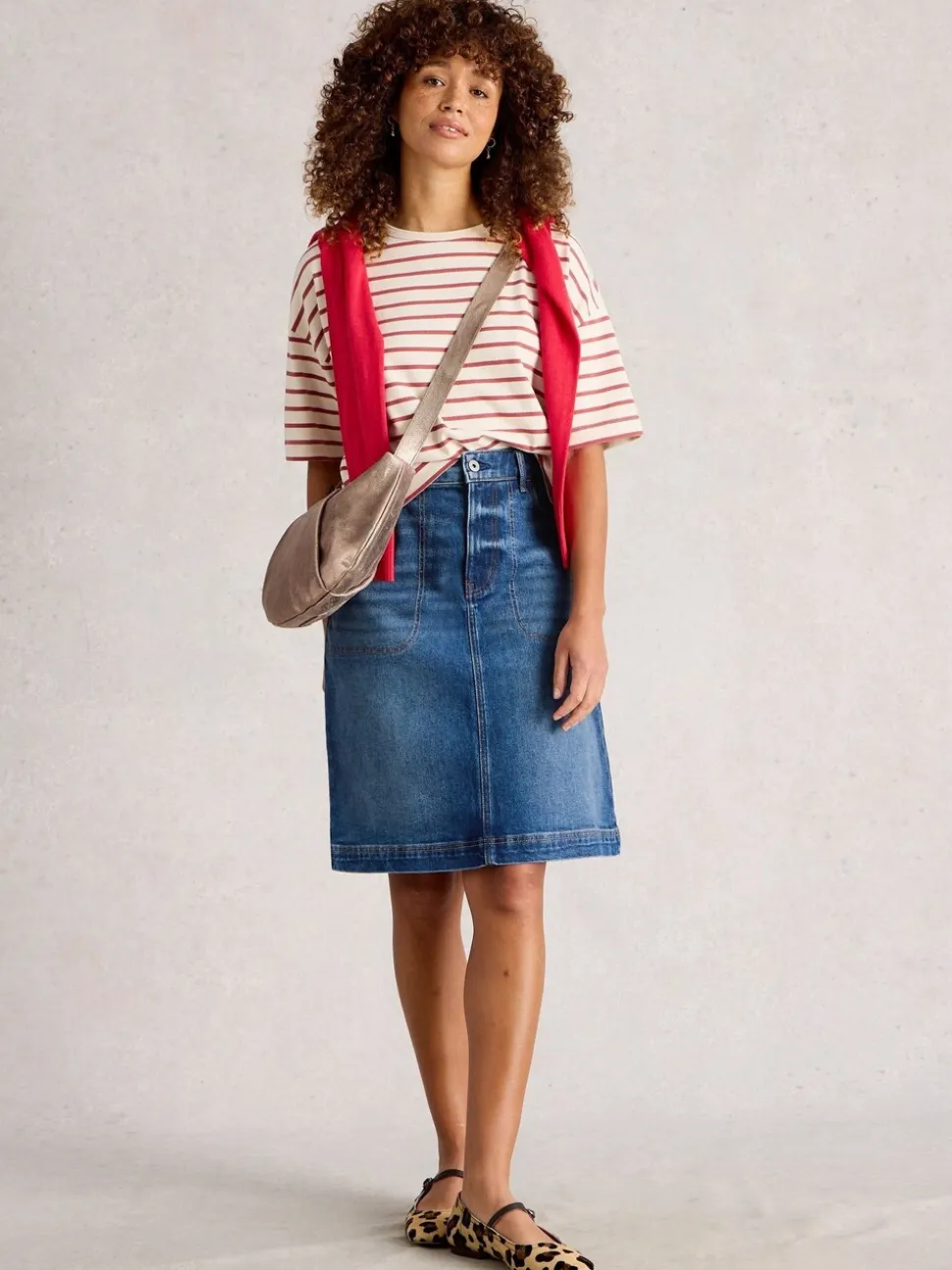 White Stuff Tia Denim rok