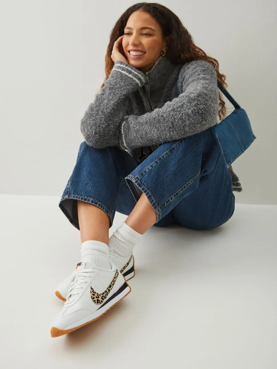 White/Leopard Print - Nike Pacific sneakers