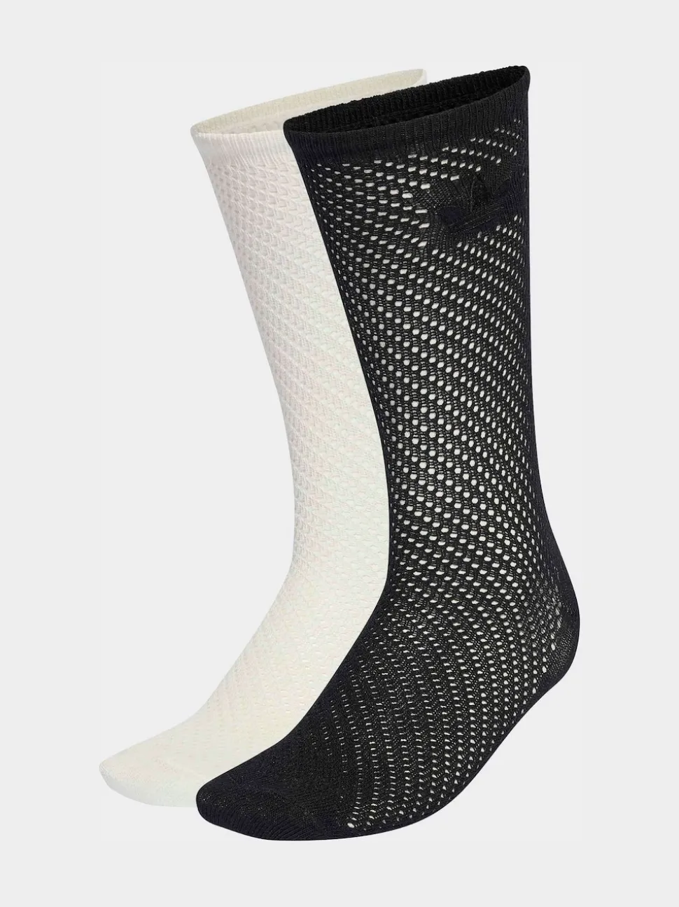 Wit - adidas Originals Crochet Crew Socks 2 Pack
