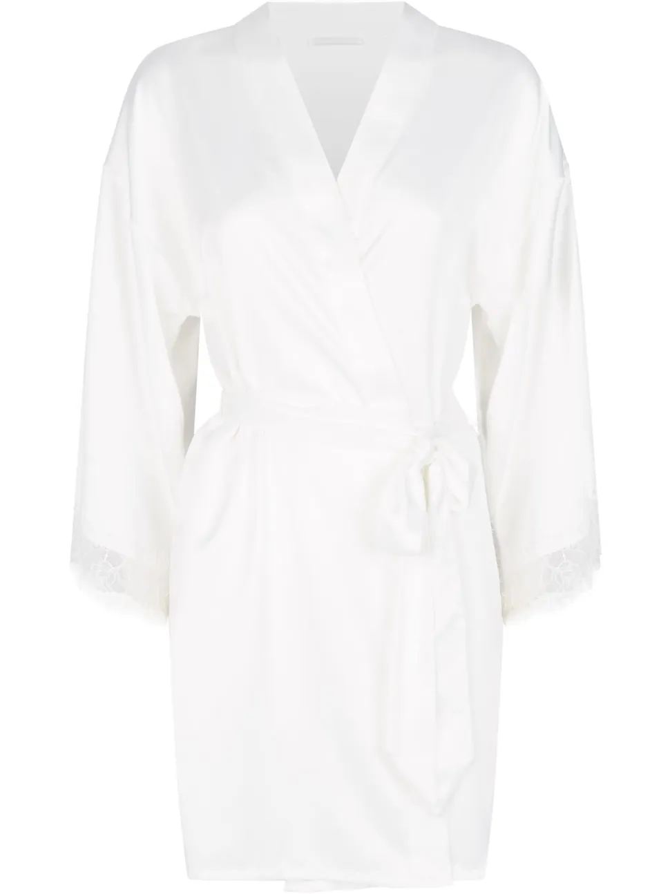 Wit - Ann Summers Cherryann satijnen kimono