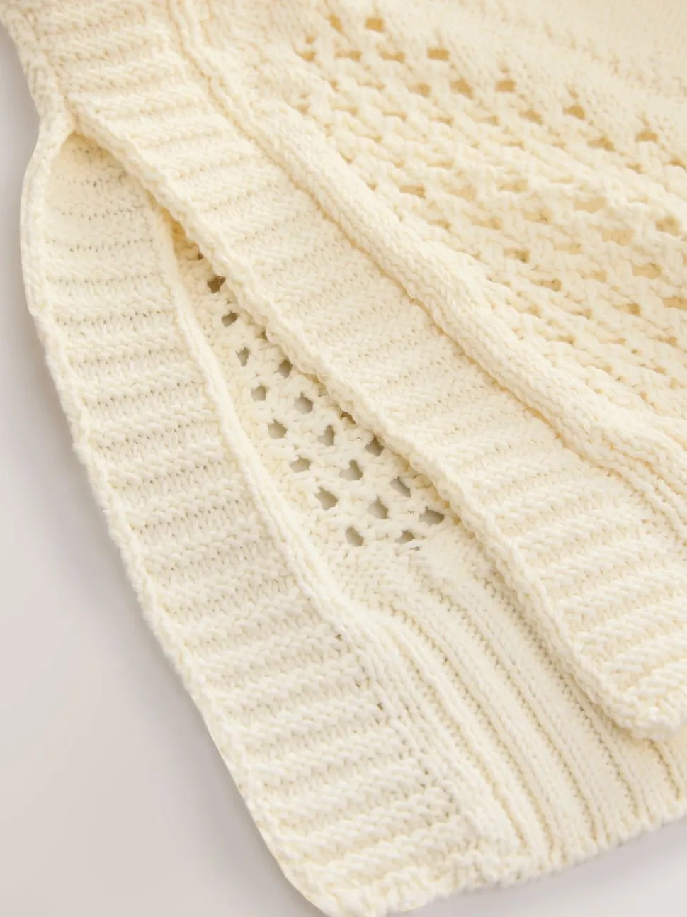 Wit - Argyle Open Knit Tank Cover-Up