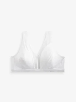 Wit - B-H beha met totale ondersteuning zonder beugel en ultiem comfort