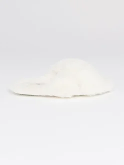 Wit - Boux Avenue Cross Band Slippers