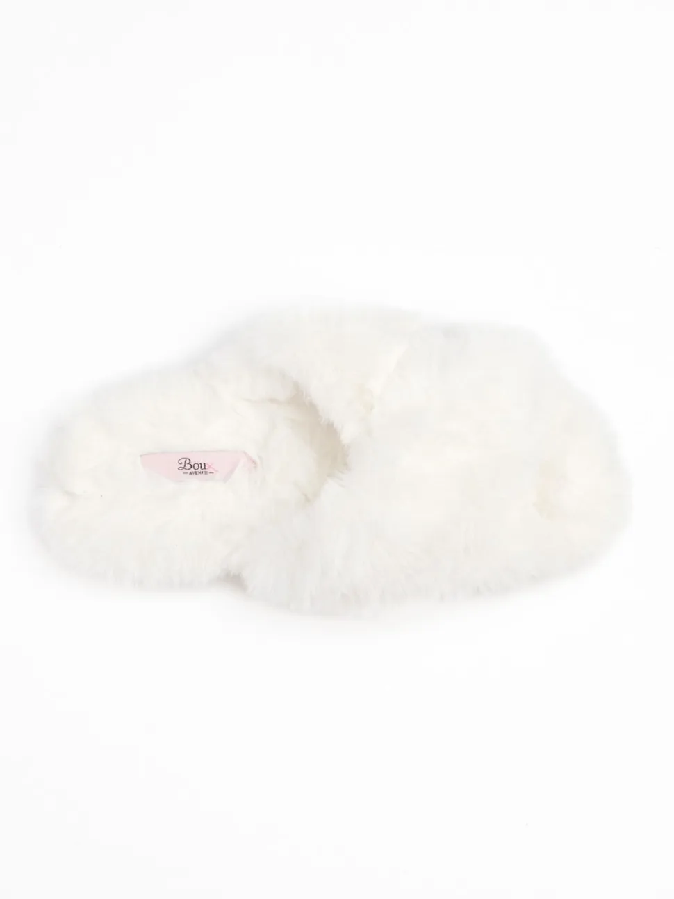 Wit - Boux Avenue Cross Band Slippers