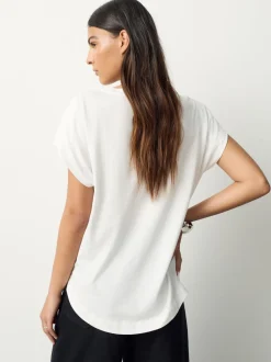 Wit - Cap Sleeve TENCEL™ Modal Blend T-Shirt