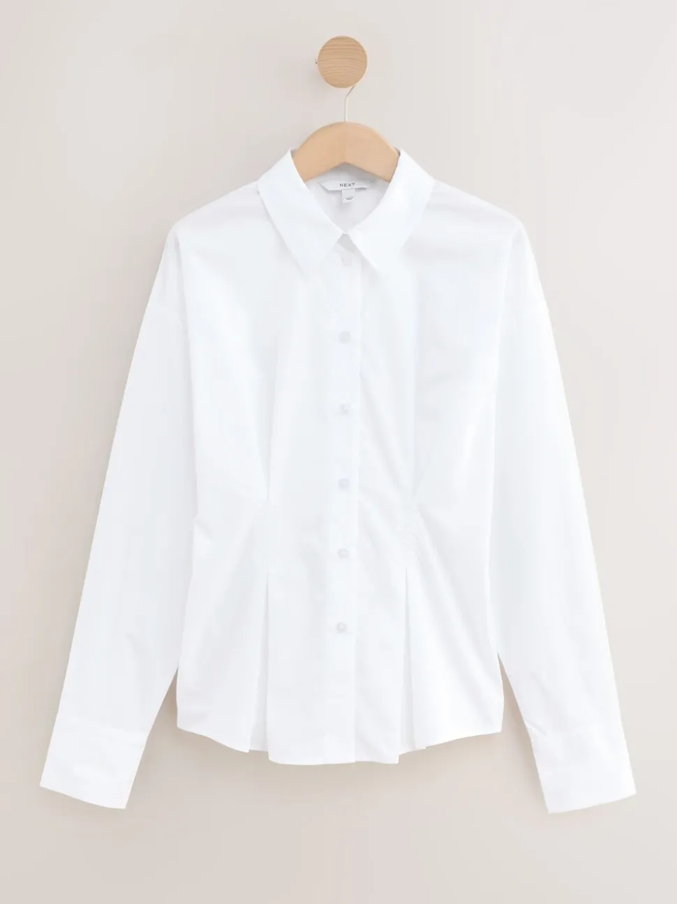 Wit - Cinched Waist Fitted Shirt