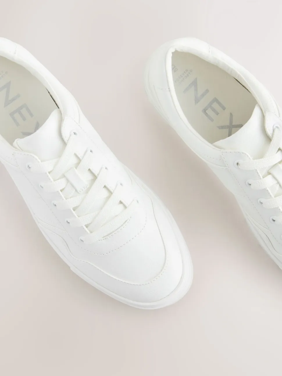 Wit - Cleat Chunky sneakers met vetersluiting