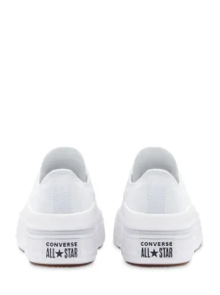 Wit - Converse All Star Move Chuck Ox sneakers met plateauzool