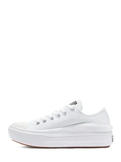 Wit - Converse All Star Move Chuck Ox sneakers met plateauzool