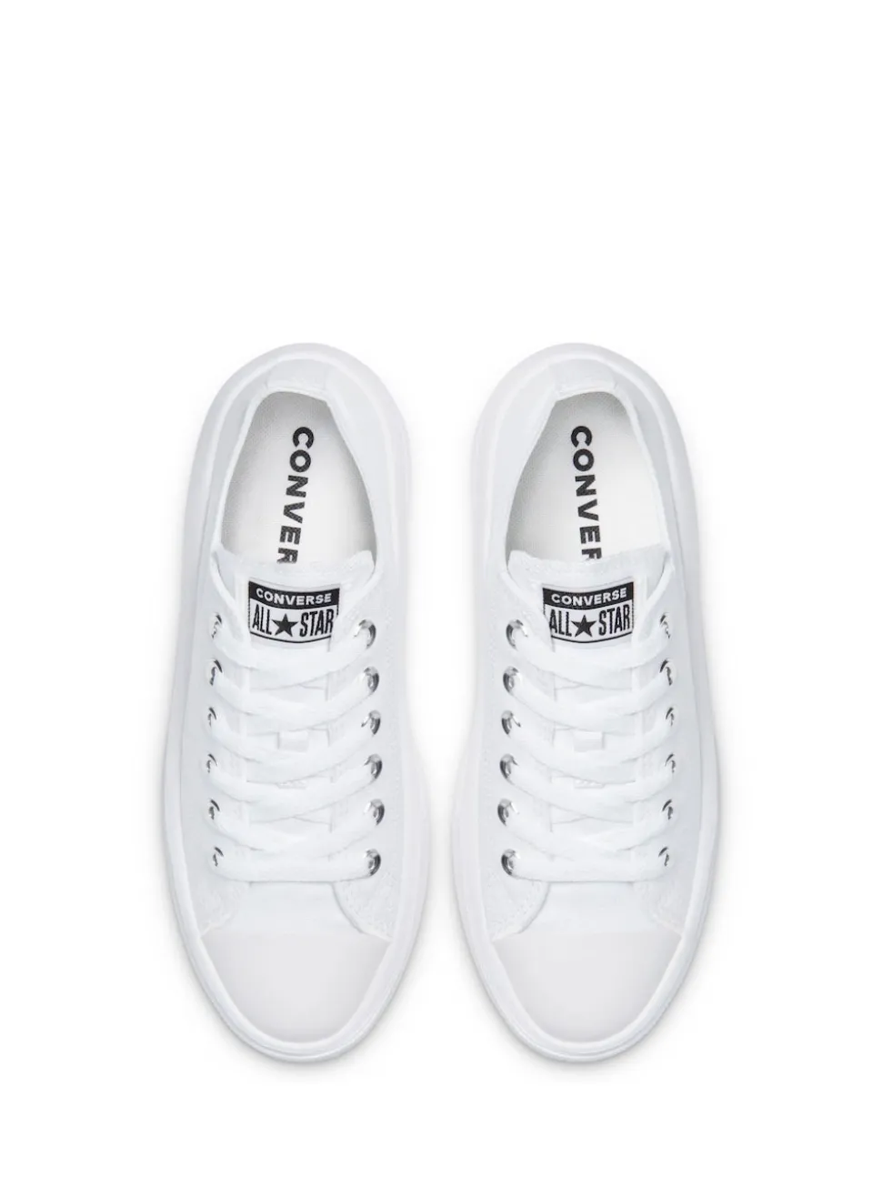 Wit - Converse All Star Move Chuck Ox sneakers met plateauzool