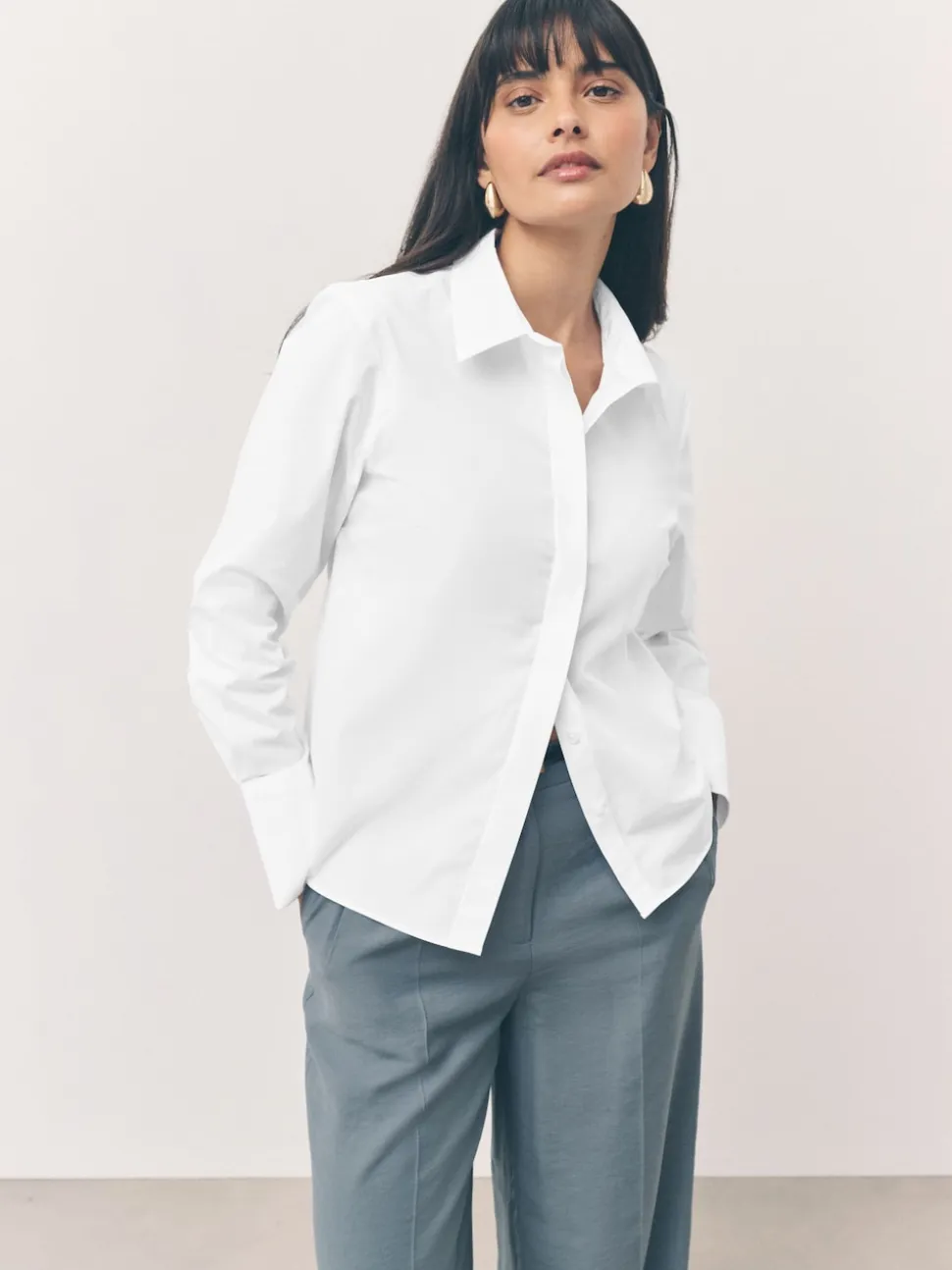 Wit - Fitted Stretch Essential Long Sleeve Shirts 2 Pack