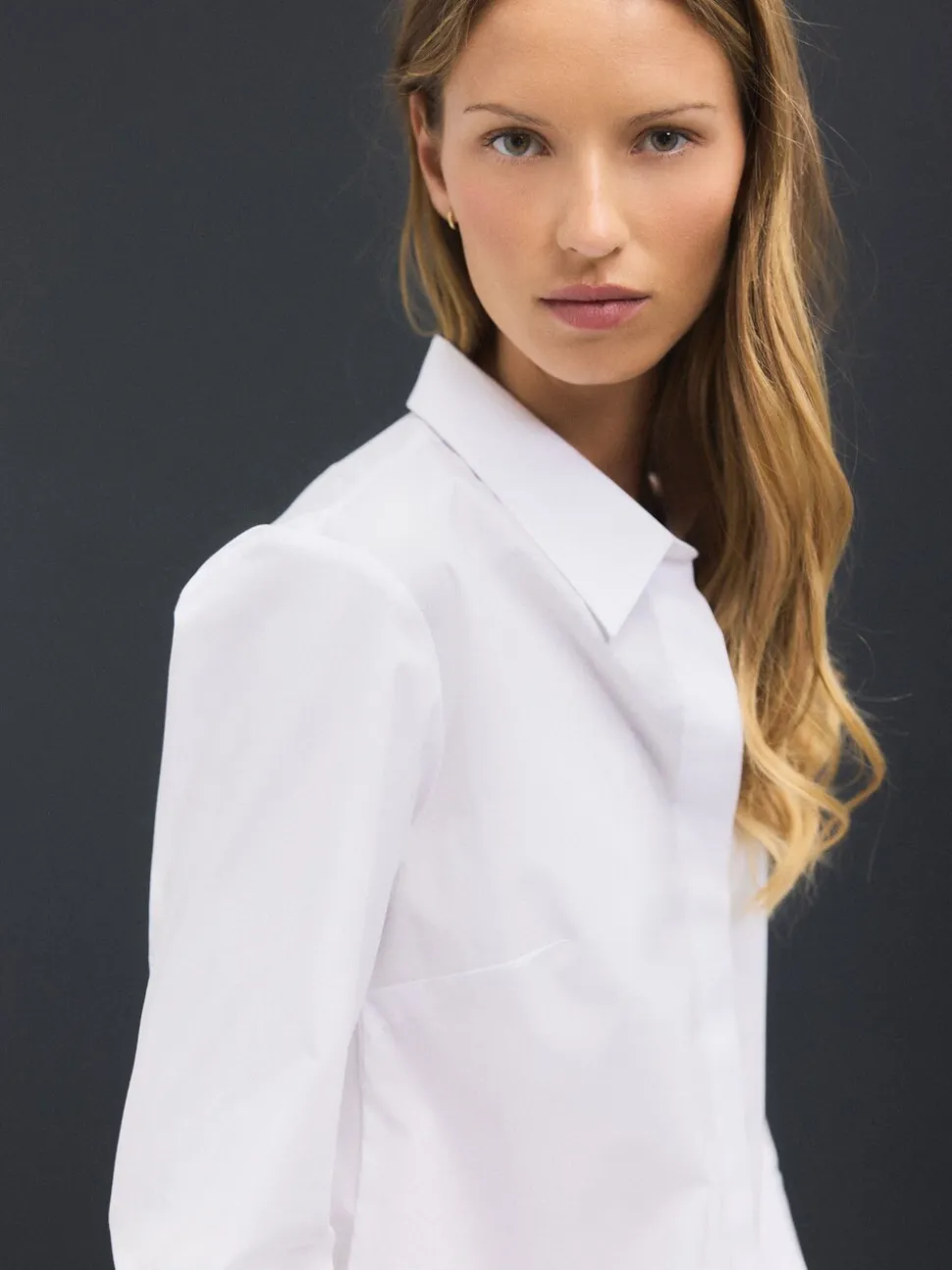 Wit - Fitted Stretch Essential Long Sleeve Shirt