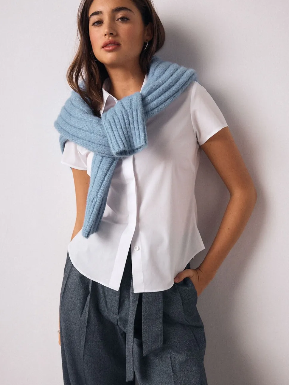 Wit - Fitted Stretch Essential Short Sleeve Shirt