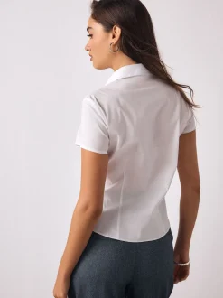 Wit - Fitted Stretch Essential Short Sleeve Shirt
