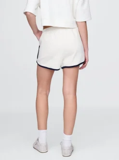 Wit - Gap VintageSoft - dolfijn-sweatshort met logo