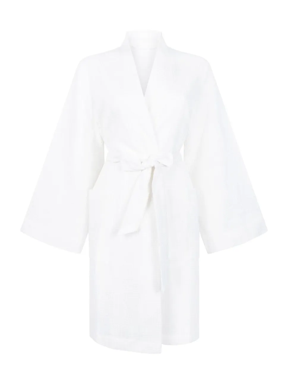Wit - Hunkemöller Waffle White Bathrobe
